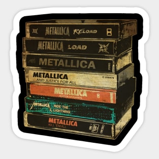 Retro 80s Rock - Cassette Style Sticker